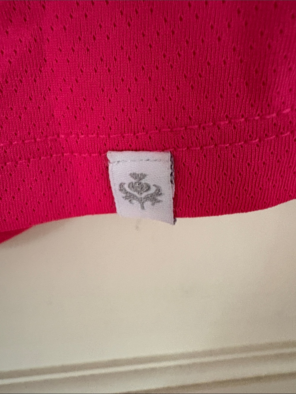 Lady Hagen Women's V-Neck Polo Tee in Hot Pink - Picture 4 of 8